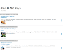 Tablet Screenshot of jesuschristsongs.com